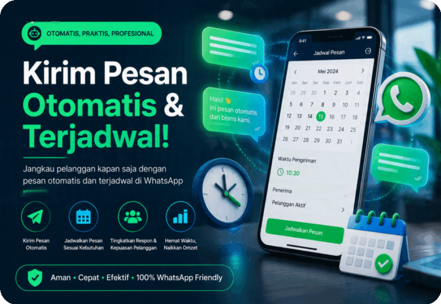 Kirim Pesan Jadwal
